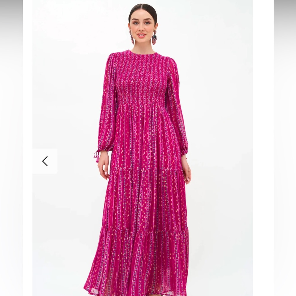 Oliphant Smocked Top Maxi